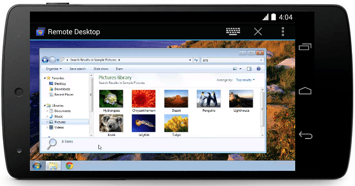 Chrome Remote Desktop Android