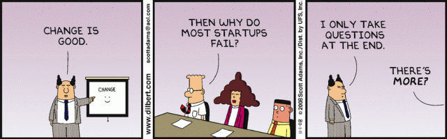 dilbert - fracaso de una strartup