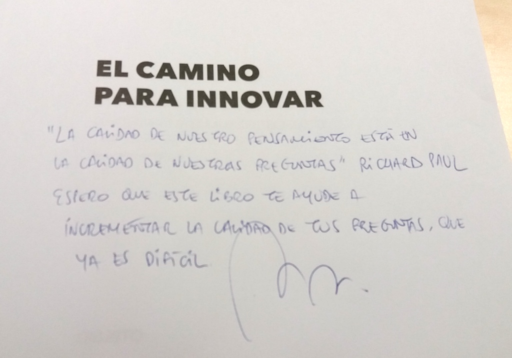 el camino para innovar firmado - libros recomendados sobre startups