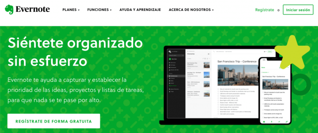 Propuesta de valor de Evernote