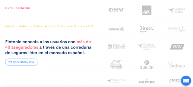 Fintonic intermediación marketplace