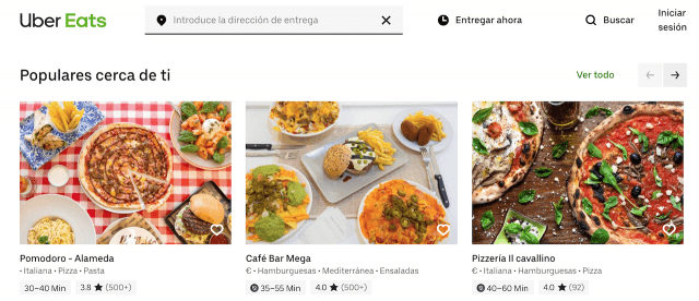 UberEats Marketplace Intermediación