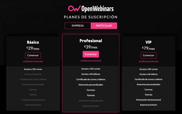 OpenWebinars Técnica del señuelo