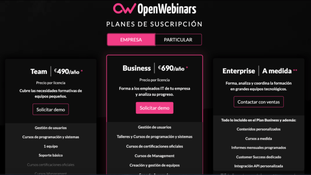 OpenWebinars - cómo vender un saas b2b