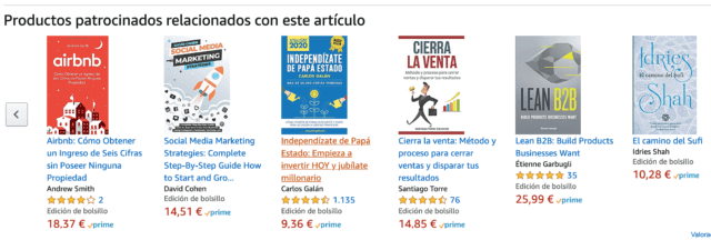 venta cruzada amazon